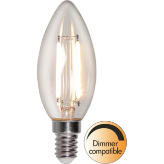 LED-lampa E14 C35 Clear White Filament