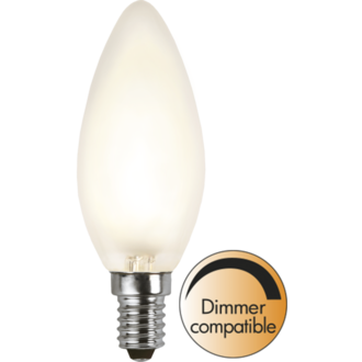 LED-lampa E14 C35 Frosted