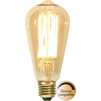 LED-lampa E27 ST64 Vintage Gold