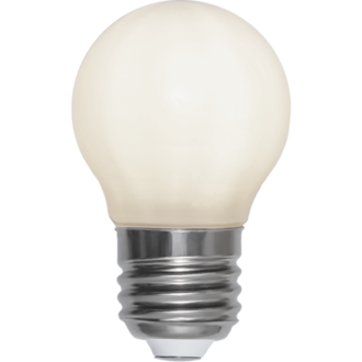 LED-lampa E27 G45 Opaque filament RA90